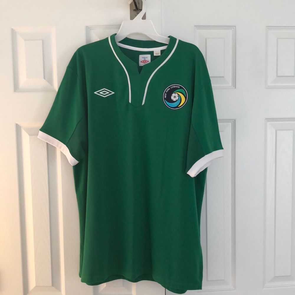 Green soccer shirt NY cosmos size 48
